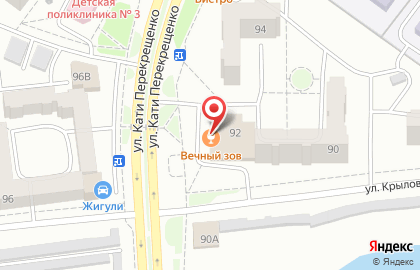 Продуктовый магазин Аян на улице Крылова на карте