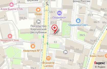 Московский сервис ультрафиолетовой дезинфекции на Большой Ордынке на карте