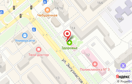 Магазин Сырная лавка на улице Энтузиастов на карте