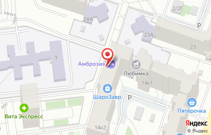 Медицинская компания Инвитро в Котельниках на карте