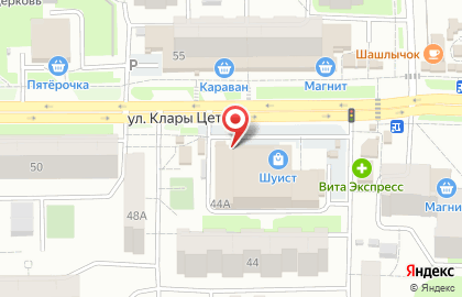 Отделение службы доставки Boxberry в Железнодорожном районе на карте