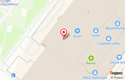 Гипермаркет Ашан в Канавинском районе на карте