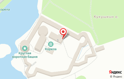 Музей-крепость Корела на карте