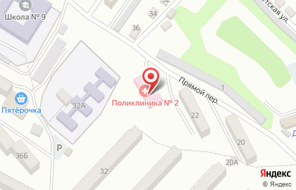 Находкинская больница на Пограничной улице на карте
