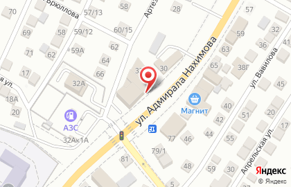 Кондитерский цех Хлебозавод Наримановский на улице Адмирала Нахимова на карте