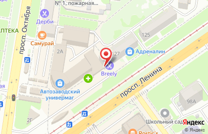 Магазин Мой Малыш в Автозаводском районе на карте
