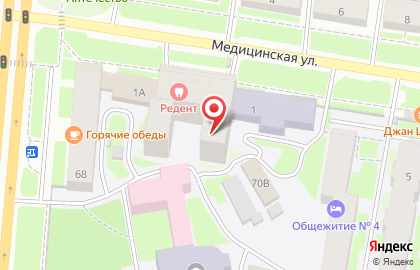 ООО АЛЬФА ПЛЮС на Медицинской улице на карте