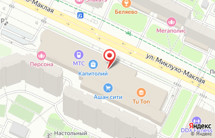 Банкомат ПСБ на метро Беляево на карте