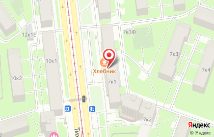 Супермаркет Магнит на Тихорецком проспекте на карте
