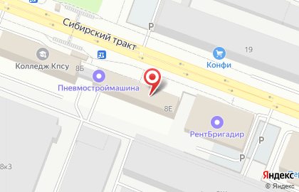 Банкомат Уральский банк Сбербанка России на Сибирском тракте, 8е на карте