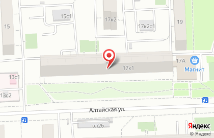 Эвита на Алтайской улице на карте