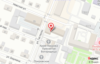Гостиница на Невской на карте