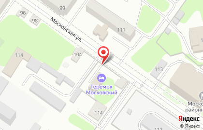 Отель Теремок Московский на карте