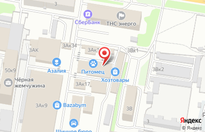 Киоск по продаже фруктов и овощей на улице Бекетова 3А на карте
