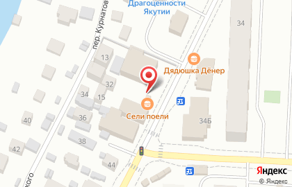 Кафе Бухин хаус на улице Курнатовского на карте