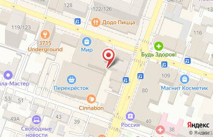 Туроператор pac Group на Московской улице на карте
