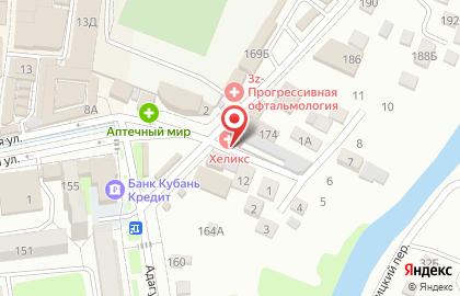 Хеликс на карте