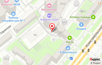 Семейные адвокаты и юристы на улице Комсомольский на карте