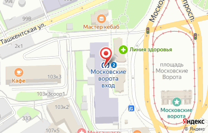 Банкомат Промсвязьбанк в Санкт-Петербурге на карте