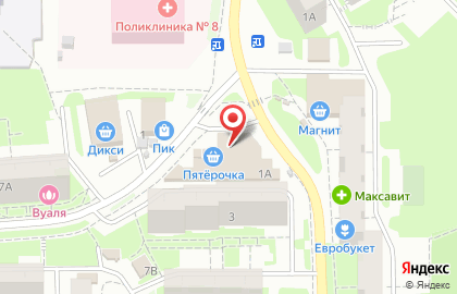 Сотовая компания Tele2 в микрорайоне Королёвка на карте
