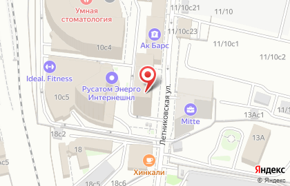 Арт-студия Artyshock club на Летниковской улице на карте