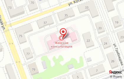 Женская консультация Городская клиническая больница №8 на улице Котина на карте