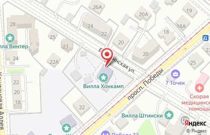 Детский сад №14 на Бородинской улице на карте