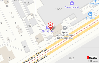 Кафе Комфорт в Орджоникидзевском районе на карте