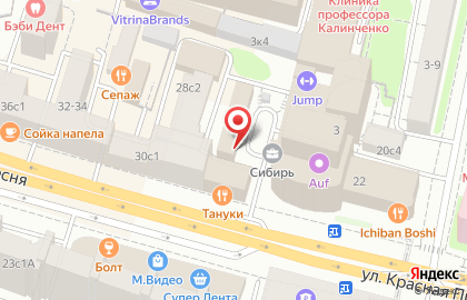 Центрального АО на Краснопресненской на улице Красная Пресня на карте