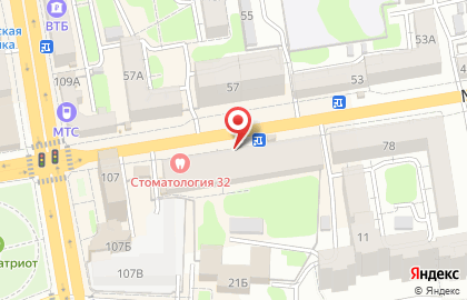 Магазин Правильная корзинка на Московской улице на карте