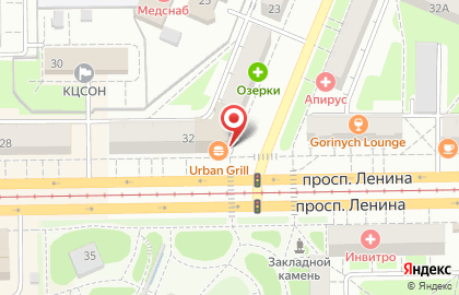 Магазин-ателье Стиль на проспекте Ленина на карте