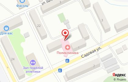Аптека Аптека от склада на Садовой улице на карте