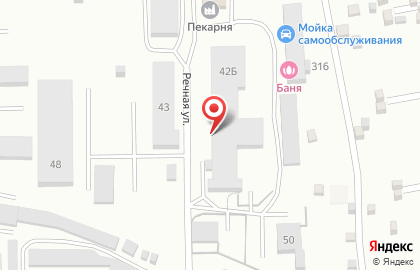 Автосервис На речной на карте