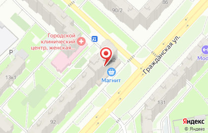 Продуктовый магазин Пестречинка на Гражданской улице на карте