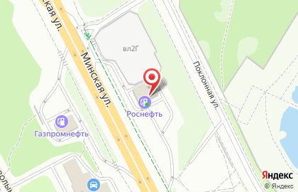 Технический центр Роснефть на Минской улице на карте