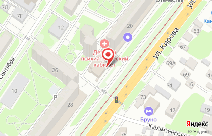 Супермаркет Магнит на улице Кирова, 24а на карте