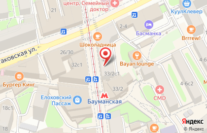 Торгово-производственная компания Подольск-Цемент на Бауманской улице на карте