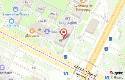 Микрофинансовая компания Деньга на Гражданском проспекте, 68 на карте