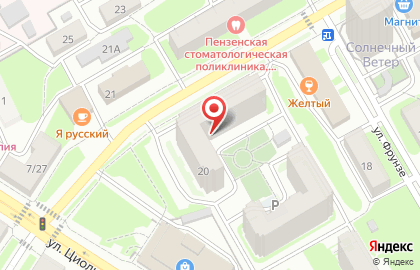 Магазин напитков Крепость в Октябрьском районе на карте