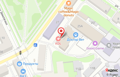 Сеть медицинских лабораторий ДИАПАЗОН в Мотовилихинском районе на карте