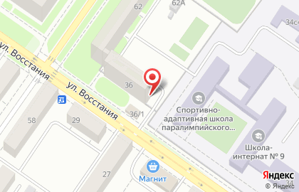 Парикмахерская Мария в Орджоникидзевском районе на карте