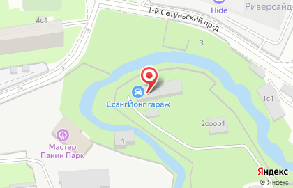 Автосервис Олимп на Воробьевском шоссе на карте