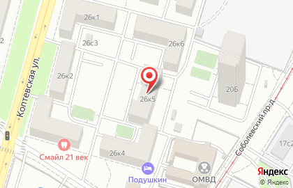 Компания ПЭК:EASYWAY на Коптевской улице на карте