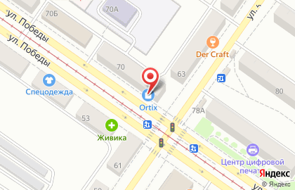 Суши-бар Суши Wok на улице Победы на карте