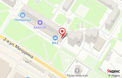 Служба доставки готовых блюд Farfor в Володарском районе на карте