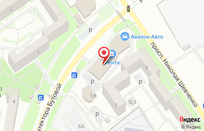 Супермаркет Магнит в Белгороде на карте