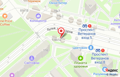 Суп-суп в Санкт-Петербурге на карте