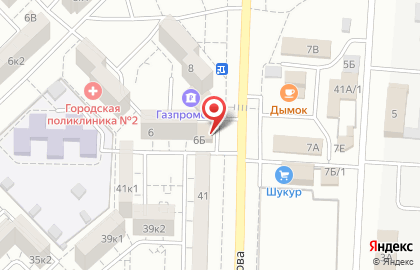 Киоск фастфудной продукции, Ленинский район на улице Аксакова на карте