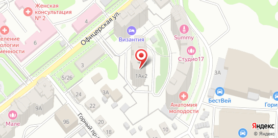 Студия коррекции фигуры А. М. на карте