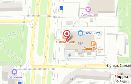 Банкомат СМП банк на улице Салавата Юлаева, 29а в Салавате на карте